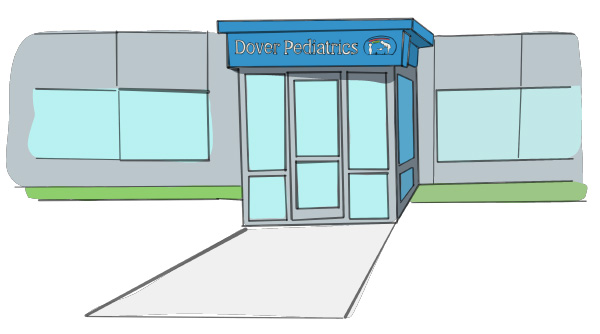 dover peds office drawing